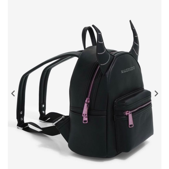 Loungefly Disney Sleeping Beauty Maleficent Minimalist Figural Mini Backpack - Picture 2 of 9